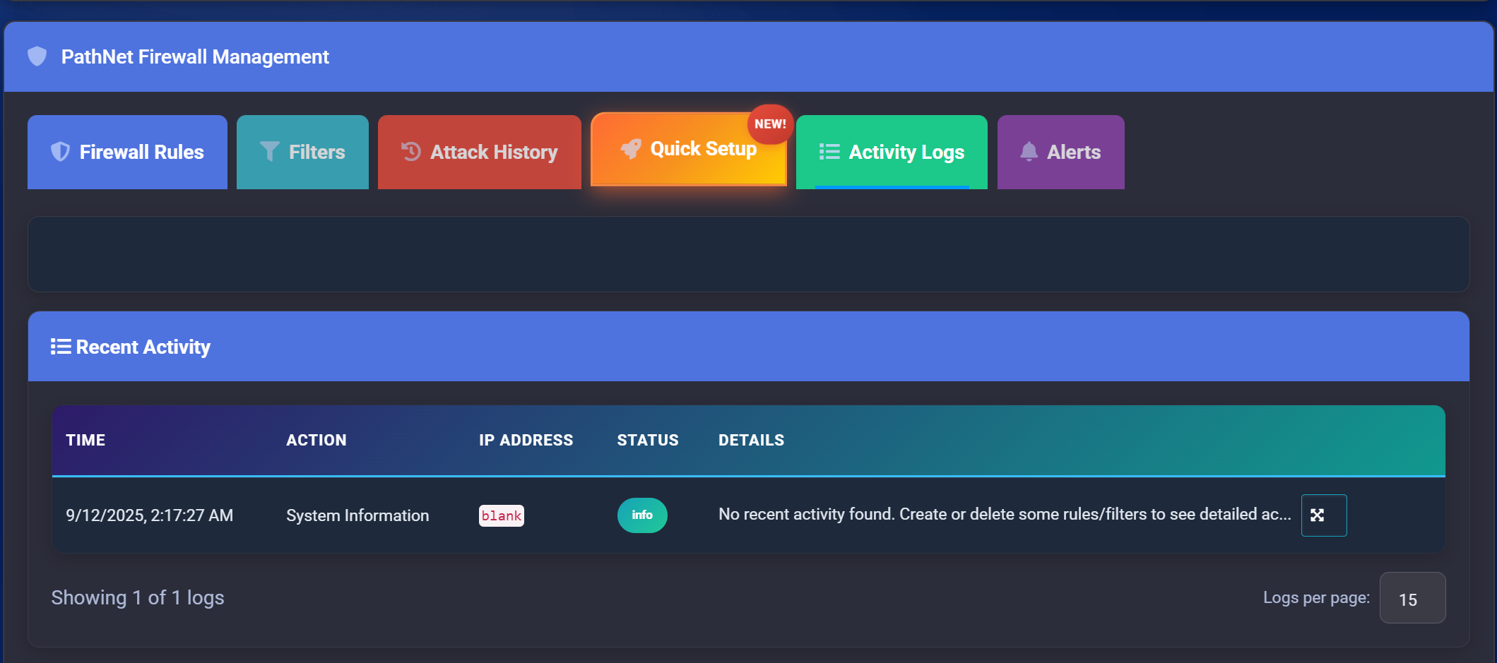 Activity Logs & Monitoring