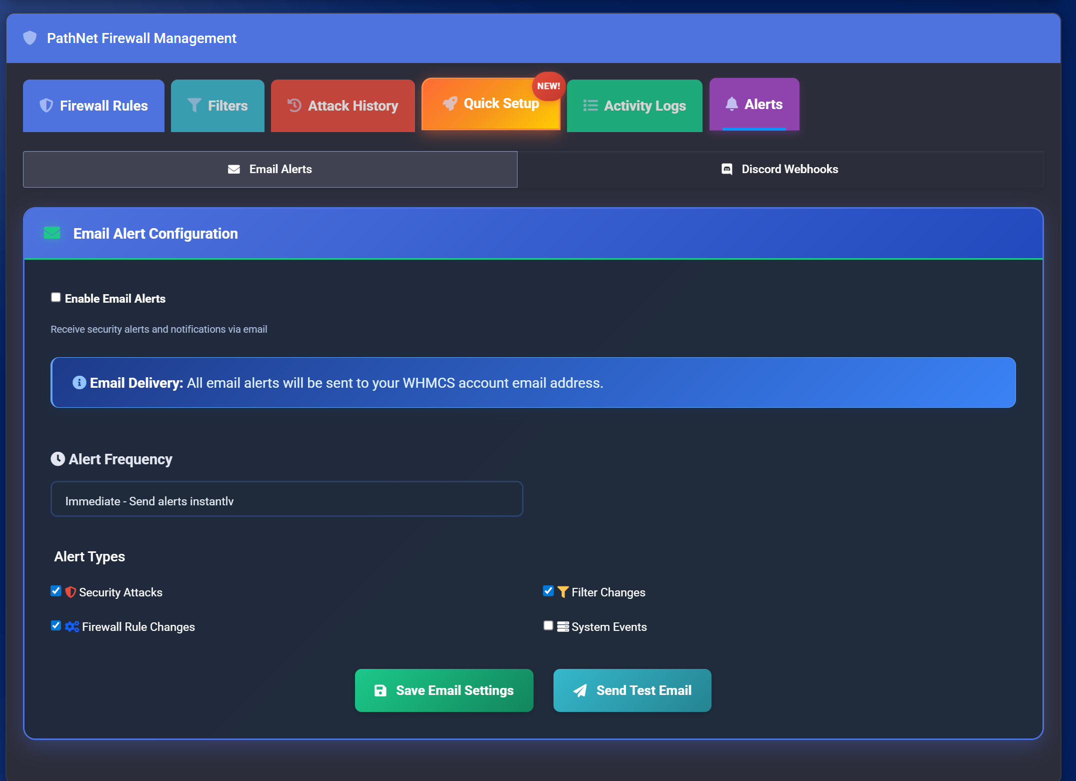 Real-time Alerts System
